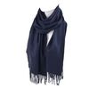 Acrylic Cashmere Feels Winter Scarves: Navy