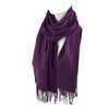 Acrylic Cashmere Feels Winter Scarves: Plum