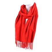 Acrylic Cashmere Feels Winter Scarves: RED