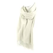 Acrylic Cashmere Feels Winter Scarves:   WHITE