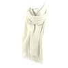 Acrylic Cashmere Feels Winter Scarves:   WHITE