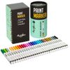 Acrylico Acrylic Paint Pens Set of 30 - Extra Fine Tip Point Pens