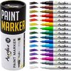 Acrylico Set of 16 Colors Acrylic Paint Pens- Extra Fine Tip