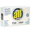 All with Stainlifters Free and Clear Liquid Laundry Detergent  1 load size LOT of 20