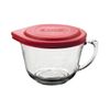  Anchor Hocking Batter Bowl with Red Lid, 2-Quart