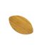 Cutting Board Bamboo Football , 15" X 8.5" 