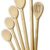 Beechwood Mixing Spoons from France 6 pc. Set