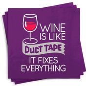 Beverage Cocktail Napkins Duct Tape 25ct.