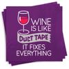 Beverage Cocktail Napkins Duct Tape 25ct.