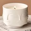 Buddha Lavender-Scented Soy Candle   White