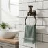 Cast Iron Faucet Towel Holder  Industrial Farmhouse Bath Accent