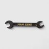 Cast Iron Spanner Wrench Man Cave Plaque, Rugged Industrial Decor