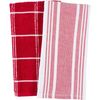 Cat Cora Terry Kitchen Towels Cotton Red