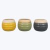 Ceramic Garden Pot with Drainage Hole, 3 pc set Ceramic Garden Pot with Drainage Hole, 3 pc set