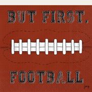 Cocktail Napkin But First Football