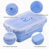 Collapsible Silicone Food Storage Containers 17 oz