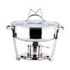 Culinary Edge S/S Buffet Chafer 4 Quart Round Chafing Dish Culinary Edge S/S Buffet Chafer 4 Quart Round Chafing Dish