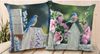 Decorator Pillow Bluebirds   18" Square