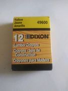 Dixon Lumber Crayons YELLOW  DZ 