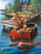 Dog Paddle 300 Pc Puzzle
