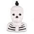 Dolomite Cookie Jar  Skeleton w/ Crow 12 X 8.5
