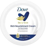 Dove Rich Nourishment Cream, Face, Hand & Body Lotion 2.53oz