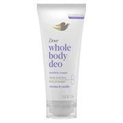 Dove Whole Body Deodorant Invisible Cream, Coconut & Vanilla, 2.5oz