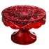 Dublin Red 8" Cake Plate Unleaded Crystal