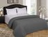 Elvana Home 100% Cotton Bed Blanket, King Size 102 x 90in., Charcoal Grey