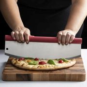 Fantes Cousin Luca's Rocking Pizza Cutter with Blade Guard