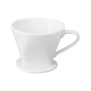 Fino Filter Cone, Fine White Porcelain, Number 2-Size, Brews 2 to 6-Servings