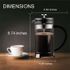 Fino Stainless Steel Coffee Maker, 8 Cup