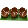  Football Fever Ceramic Condiment Tray 4pc Set