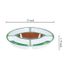 Football-Themed 15" Melamine 5-Section Snack Platter Football-Themed 15" Melamine 5-Section Snack Platter