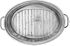 Fox Run Stainless Steel Oval Roaster Set, 12" X 18.5" X 8"