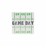 Game Day White Coaster 