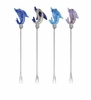 Glass Dolphin Pics Barware Set of 4