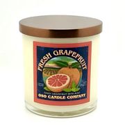 Glass Tumbler Candle 8.5 oz  / Metal Lid  Fresh Grapefruit Scented