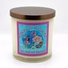 Glass Tumbler Candle 8.5 oz  / Metal Lid  Mermaid Springs