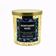 Glass Tumbler Candle 8.5 oz / Metal Lid Northern Noel Scent