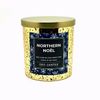 Glass Tumbler Candle 8.5 oz / Metal Lid Northern Noel Scent Glass Tumbler Candle 8.5 oz / Metal Lid Northern Noel Scent
