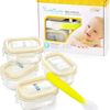 Glasslock Baby Glass Food Storage Set with Spoon  9PC.