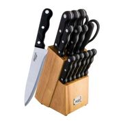 Gourmet Edge  15 Piece Full Tang Cutlery Set