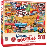 Greetings from Route 66 - 500 Piece Jigsaw 