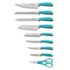 HAMPTON FORGE EPICURE TRUE AQUA 15 PC BLOCK SET