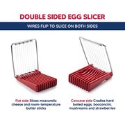 HIC Kitchen Double-Sided Egg Slicer