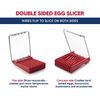 HIC Kitchen Double-Sided Egg Slicer