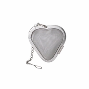 HIC Kitchen Mesh Heart Tea Infuser, 3in