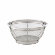 Hic Kitchen Reinforced Mesh Colander, Stainless Steel,10in
