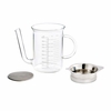 Hic Kitchen Roasting Glass Fat Separator with Gravy Strainer